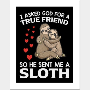 sloth Posters and Art